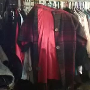 Pendleton poncho jacket